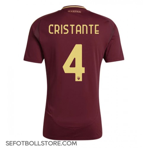 AS Roma Bryan Cristante #4 Replika Hemmatröja 2024-25 Kortärmad